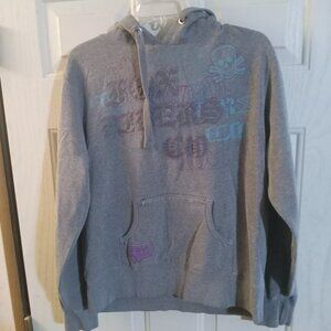 Fox Riders Co Girls Hoodie XL Style 55382 Gray/Purple/Blue